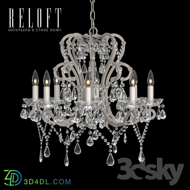 Ceiling light - Chandelier Manor Court Crystal 107473 ASIL 8ARM