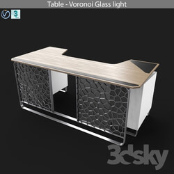 Table - Table - Voronoi Glass light 