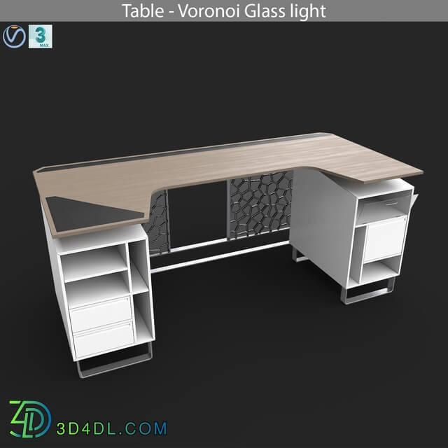 Table - Table - Voronoi Glass light