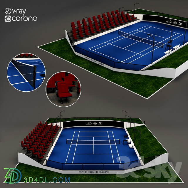 Sports - Tennis ground