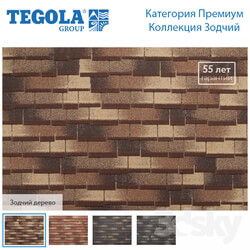 Miscellaneous - Seamless texture of flexible tiles TEGOLA. Premium category. Architect Collection 