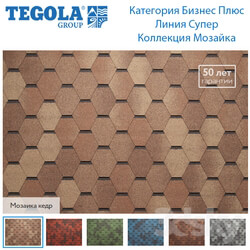 Miscellaneous - Seamless texture of flexible tiles TEGOLA. Category Business Plus. Super line. Mosaic Collection 