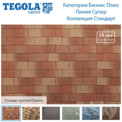 Miscellaneous - Seamless texture of flexible tiles TEGOLA. Category Business Plus. Super line. Standard Collection 