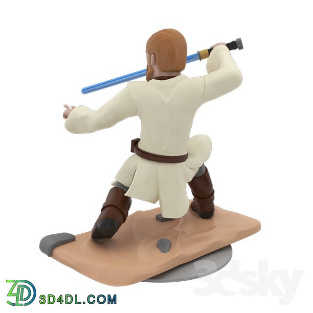 Toy - Obi-Wan Kenobi Cartoon Figure