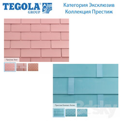 Miscellaneous - Seamless texture of flexible tiles TEGOLA. Category Exclusive. Prestige Series 