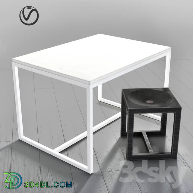 Table _ Chair - Arhpole chair _ table