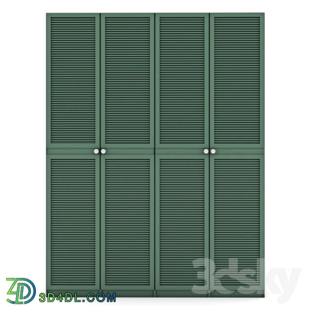 Wardrobe _ Display cabinets - louvered doors