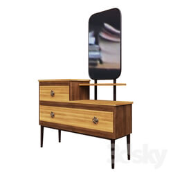 Sideboard _ Chest of drawer - Mid Century Vanity Dresser 