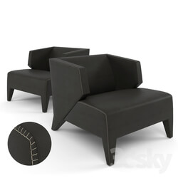 Arm chair - Silhouette gray from Roche Bobois 