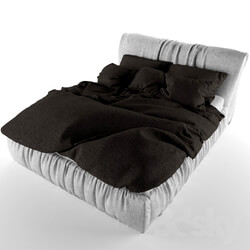 Bed - Charcoal gray 