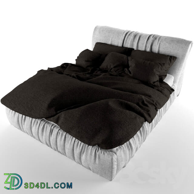 Bed - Charcoal gray