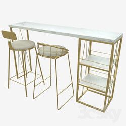 Table _ Chair - design logistic console and chairs 