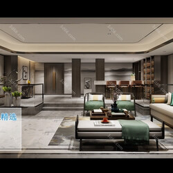3D66 2019 Livingroom Chinese style (C003) 