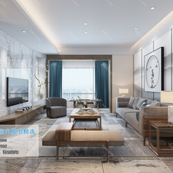 3D66 2019 Livingroom Chinese style (C048) 