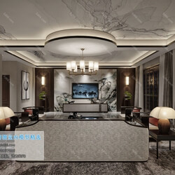 3D66 2019 Livingroom Chinese style (C065) 