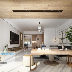 3D66 2019 Livingroom Chinese style (C084) 