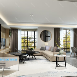 3D66 2019 Livingroom Chinese style (C096) 