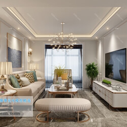 3D66 2019 Livingroom European style (D012) 