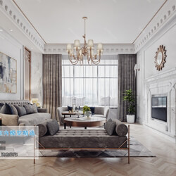 3D66 2019 Livingroom European style (D016) 
