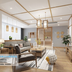 3D66 2019 Livingroom Japanese Style (K001) 
