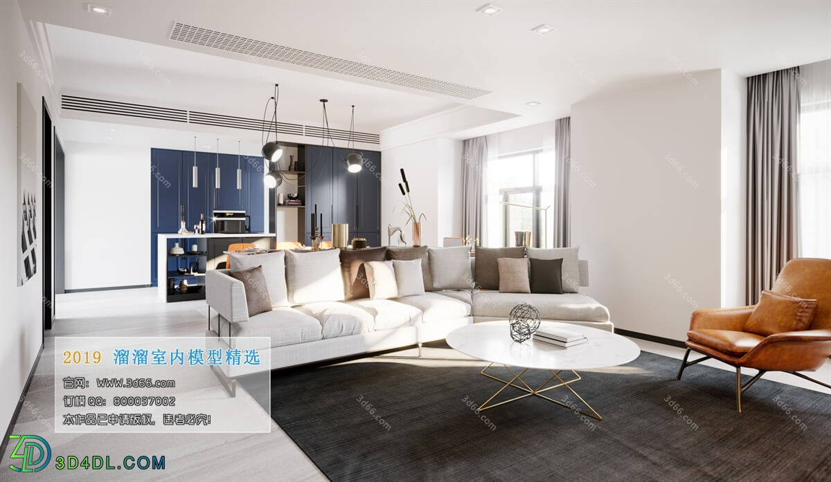 3D66 2019 Livingroom Mix style (J003)