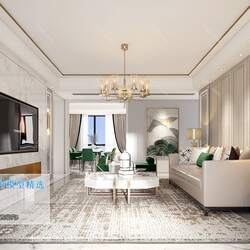 3D66 2019 Livingroom Modern style (A016) 
