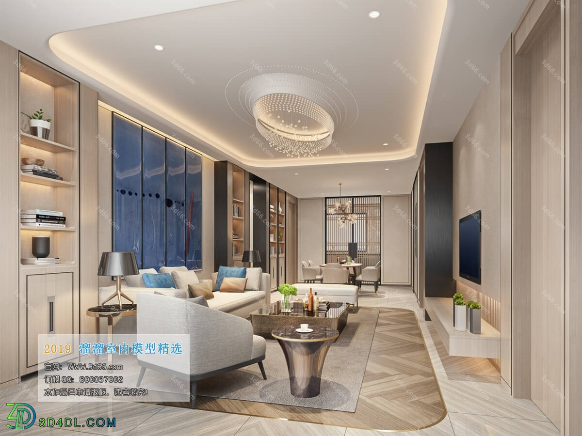 3D66 2019 Livingroom Modern style (A017)