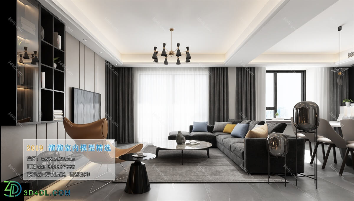 3D66 2019 Livingroom Modern style (A026)