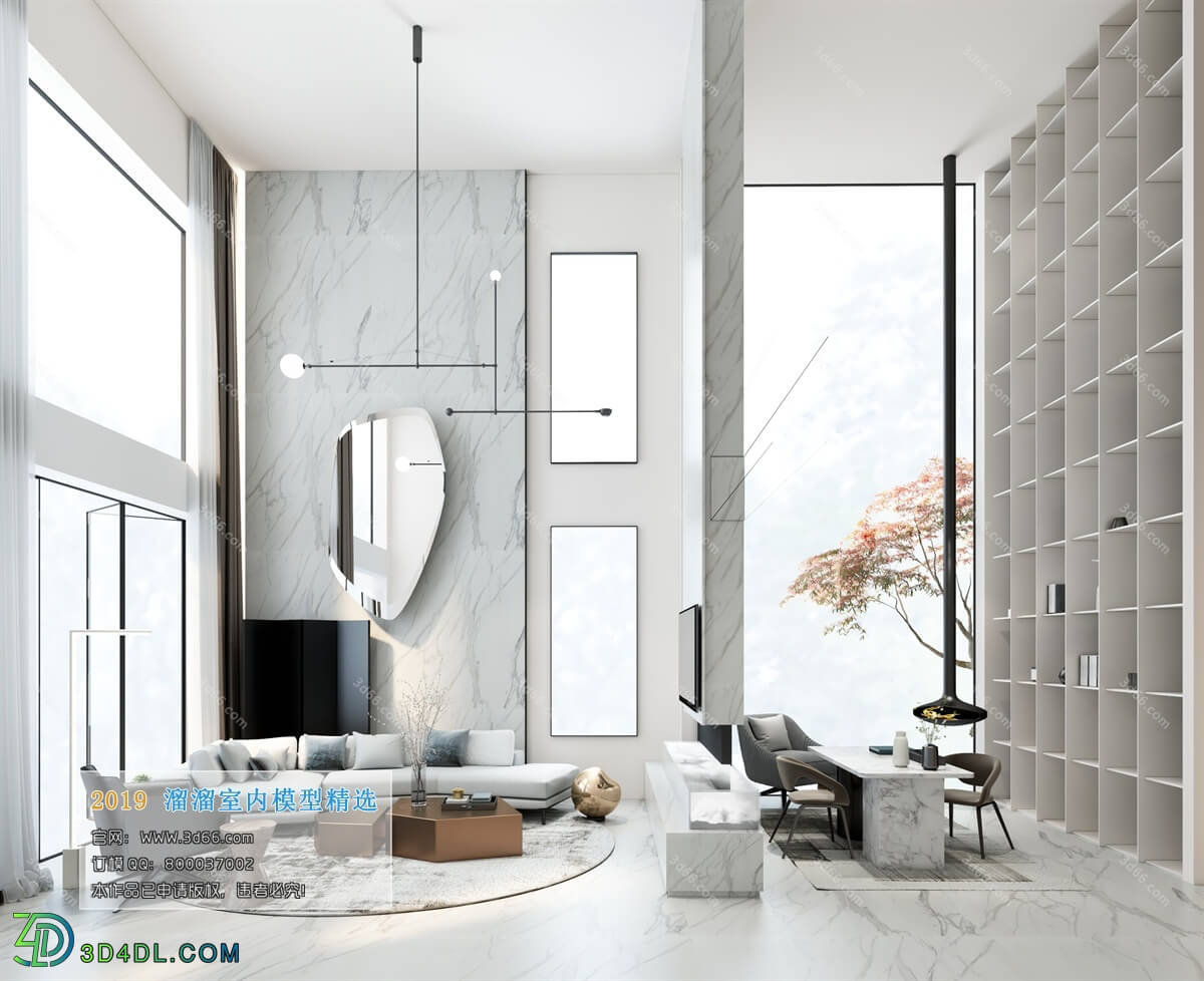 3D66 2019 Livingroom Modern style (A029)
