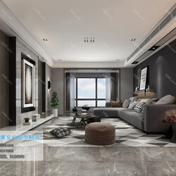 3D66 2019 Livingroom Modern style (A035) 