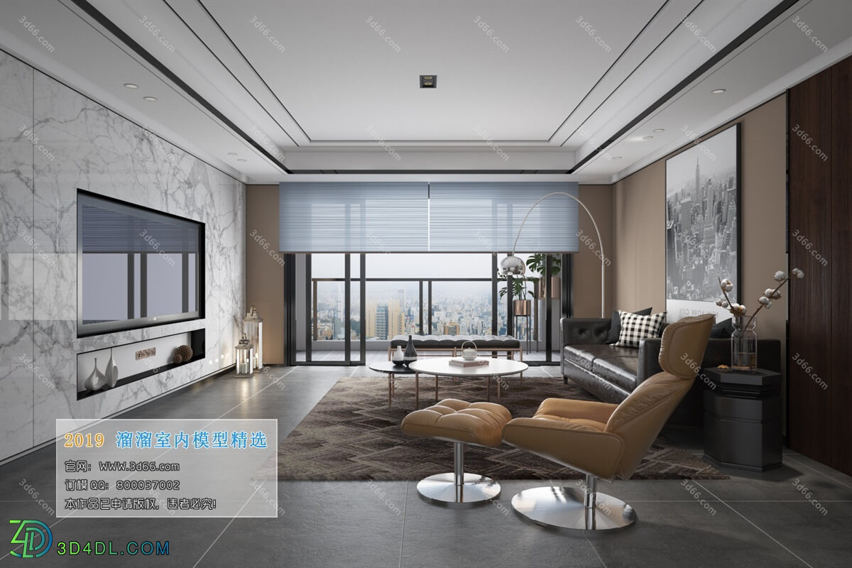 3D66 2019 Livingroom Modern style (A036)