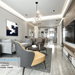 3D66 2019 Livingroom Modern style (A038) 