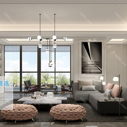 3D66 2019 Livingroom Modern style (A044) 