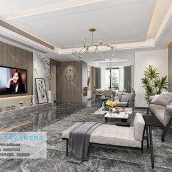 3D66 2019 Livingroom Modern style (A045) 