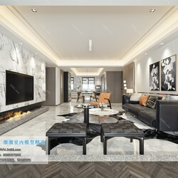 3D66 2019 Livingroom Modern style (A047) 