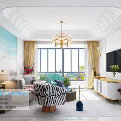 3D66 2019 Livingroom Modern style (A051) 