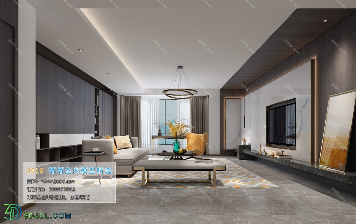 3D66 2019 Livingroom Modern style (A054)