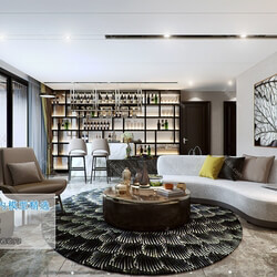 3D66 2019 Livingroom Modern style (A058) 