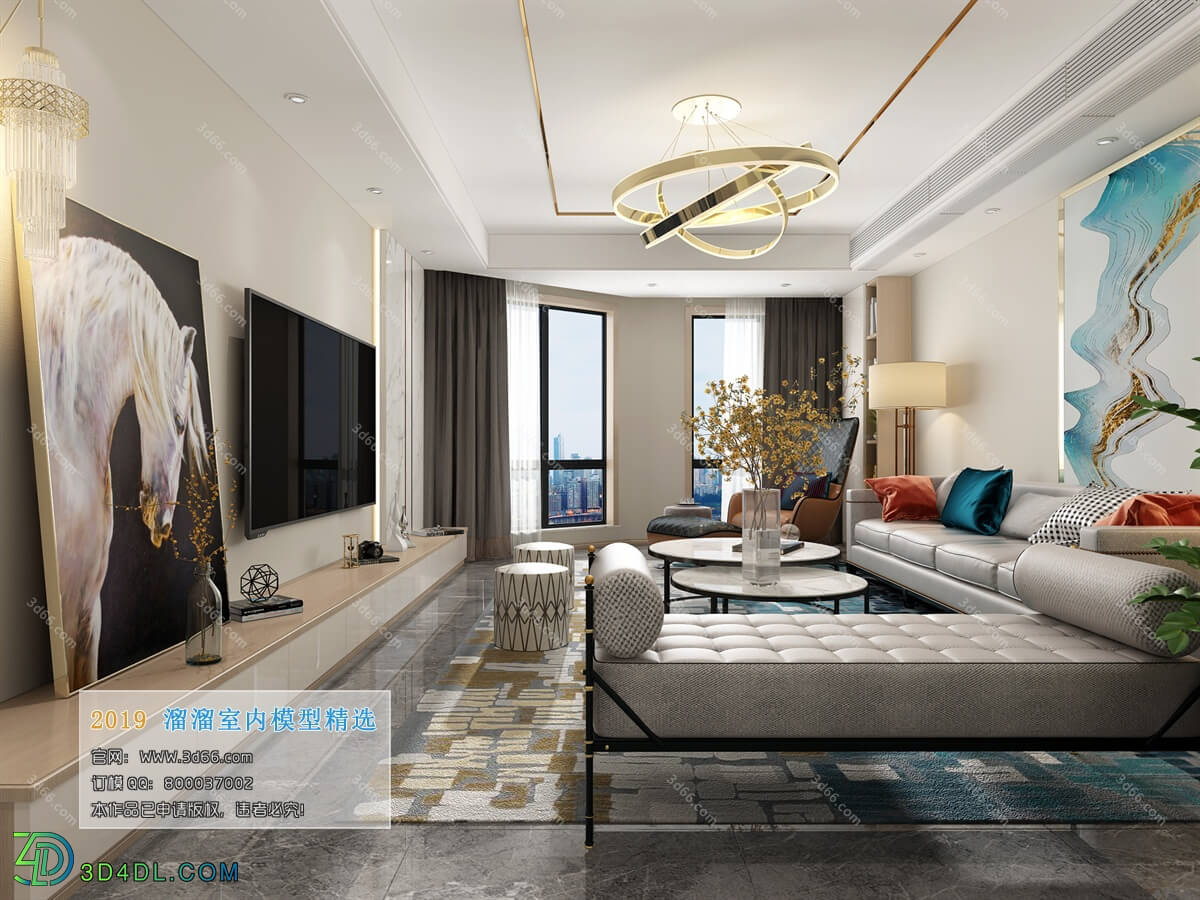 3D66 2019 Livingroom Modern style (A060)