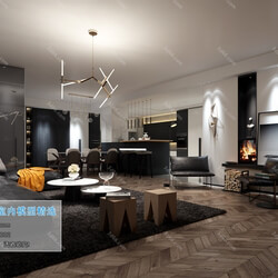 3D66 2019 Livingroom Modern style (A070) 
