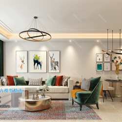 3D66 2019 Livingroom Modern style (A074) 