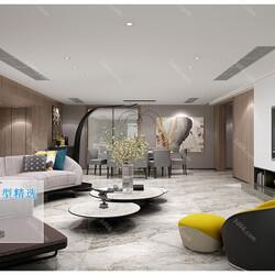 3D66 2019 Livingroom Modern style (A075) 