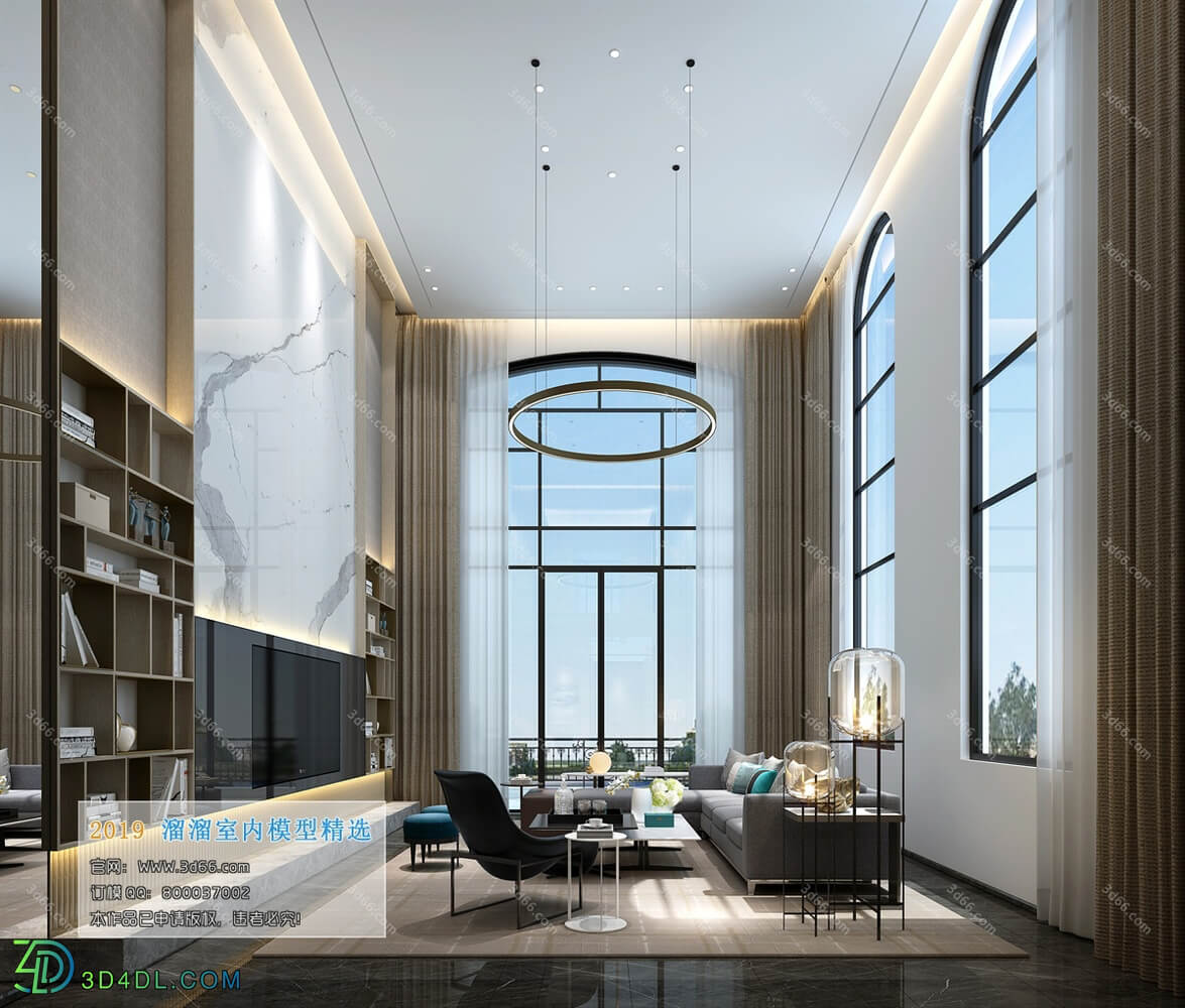 3D66 2019 Livingroom Modern style (A079)