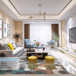 3D66 2019 Livingroom Modern style (A084) 