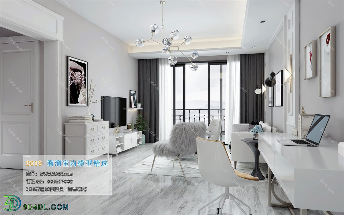 3D66 2019 Livingroom Modern style (A096)