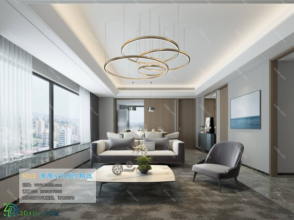 3D66 2019 Livingroom Modern style (A100)