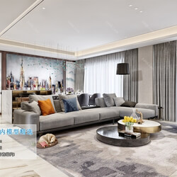 3D66 2019 Livingroom Modern style (A107) 