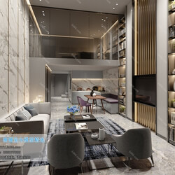 3D66 2019 Livingroom Modern style (A113) 