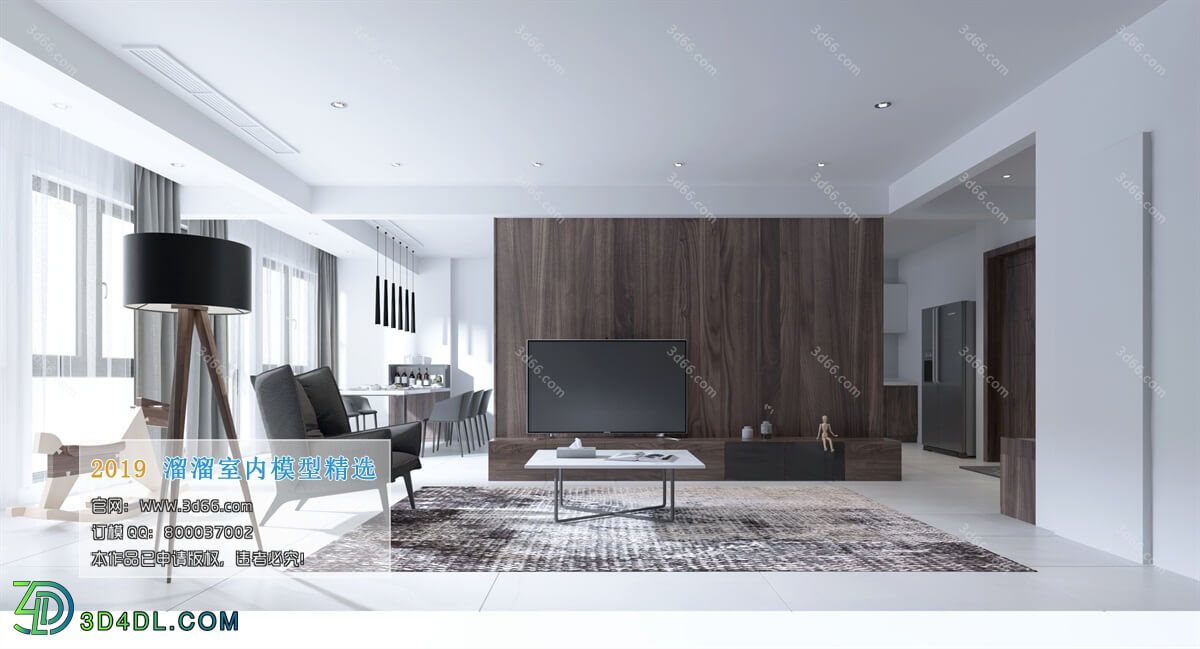3D66 2019 Livingroom Modern style (A114)