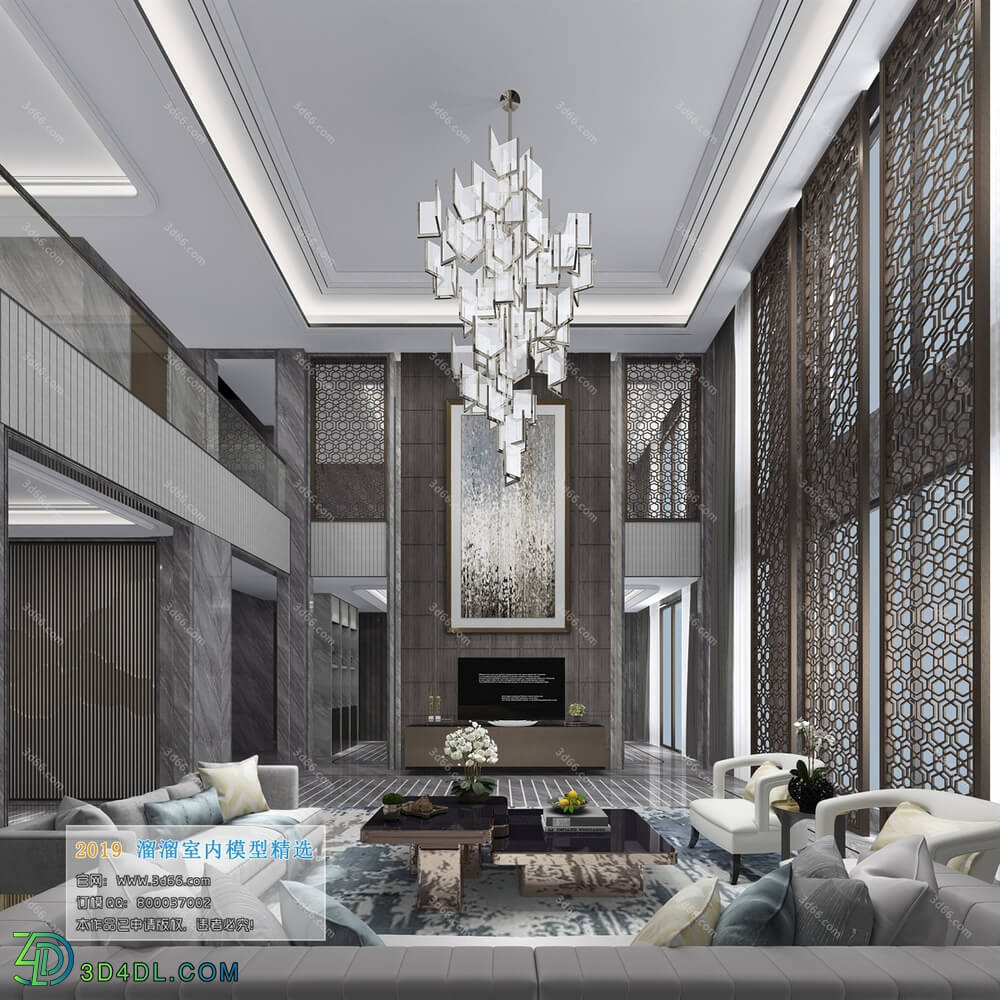 3D66 2019 Livingroom Modern style (A115)